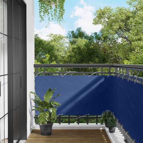  Balcony ekran Plava 75 x 200 cm PU prekriveni oksford alu - Plava 75 x 200 cm Cijene