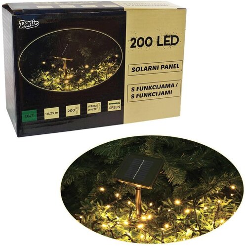  200 LED solarni panel 9,95m 8 funkcija na baterije Cene