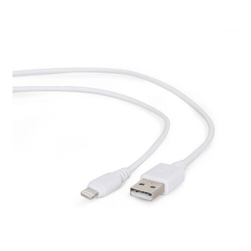  USB 2,0 kabal sync and charging iPhone, white, 2m, GEMBIRD CC-USB2-AMLM-2M-W Cene