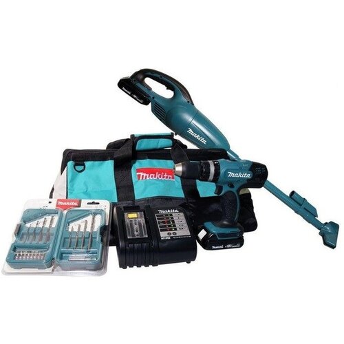 Makita set LXT DLX2056SY1 profesionalni usisivač Slike