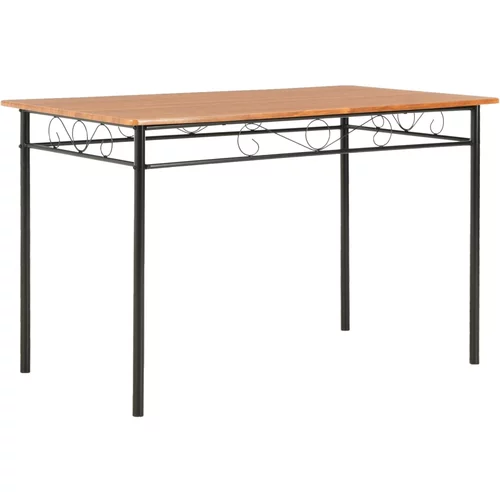  Blagovaonski stol smeđi 120 x 70 x 75 cm MDF