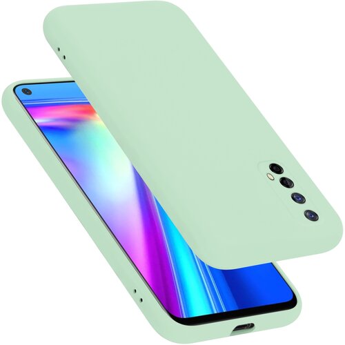 Cadorabo Ohi&scaron;je, združljiv z Realme v tekoči svetlo zeleni barvi - za&scaron;čitni pokrov iz fleksibilnega silikona TPU, (20596437) Cene