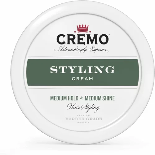 Cremo Hair Styling Cream Medium Styling vlažilna stiling krema za lase za moške 113 g