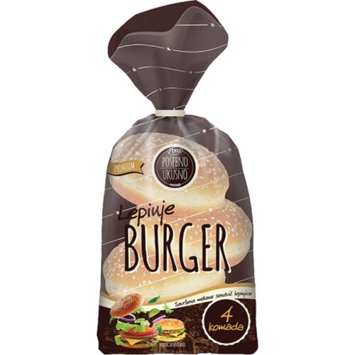 null PONS burger zemičke sa susamom 4x50g Cene