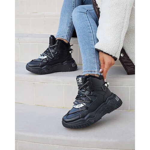 Resti Black sneakers with insulation Pommie - Footwear Slike