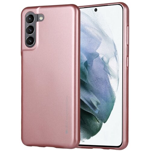 Goospery Ovitek za Samsung S21+ 5G | I Jelly METAL | Rose Gold Cene