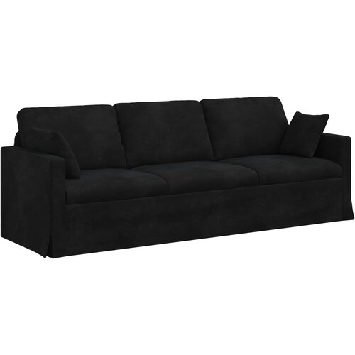 vidaXL Sofa Crna 228 x 78 x 80 cm Bar&scaron;un Cijene