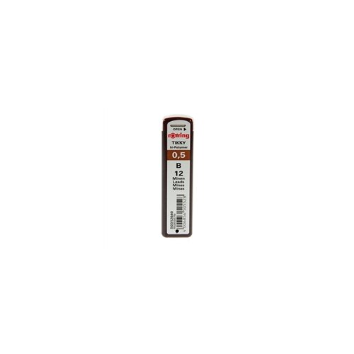 Rotring Mine za tehničku olovku B, 0.5 mm, 12 komada Slike