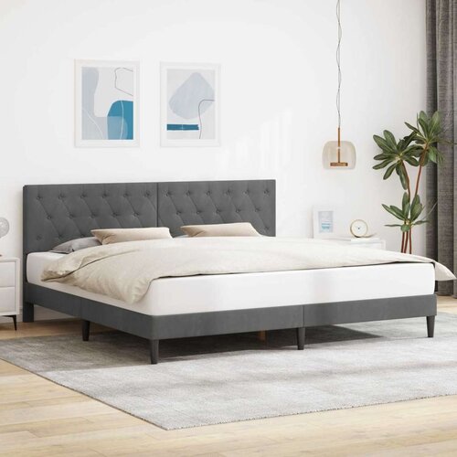  Okvir za krevet Tamnosiva 180 x 200 cm Bar&scaron;un Cijene