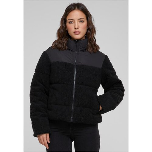 Urban Classics Women&amp;#039;s short jacket Sherpa Mix black/black Slike