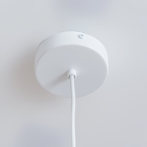  Visilica na sajli ETNA II 1xE27/15W/230V, prečnik 18,5 cm, bela Slike