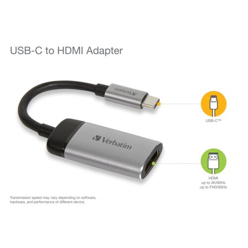  Adapter USB-C 3.1 Gen1 na HDMI 4k (60Hz) Verbatim, 10cm Cijene