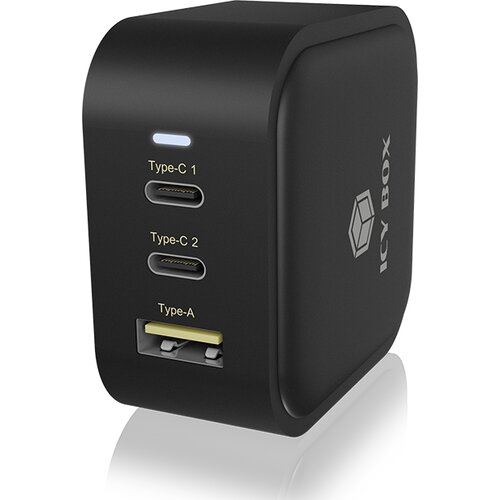 Icybox IB-PS1030-PD 3-portni USB-C/A 65W GaN polnilec Cene