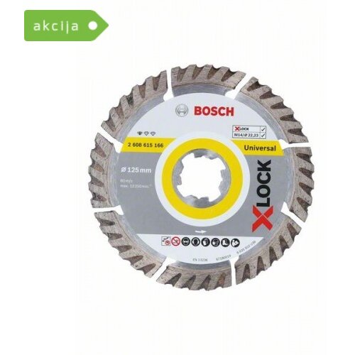 Bosch X-LOCK Standard for Universal 125 x 22,23 x 2 x 10 Cene
