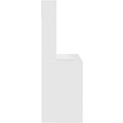 VidaXL Stol s policom Bijelo 91 x 50 x 149 cm Konstruirano drvo Slike