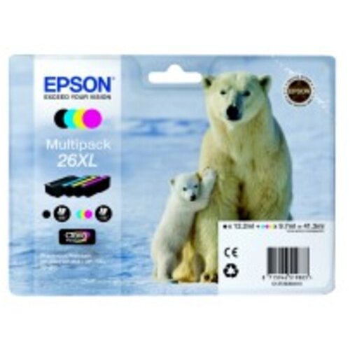 Epson "Tinte 3LB 26XL ink cartridge black and tri-colour high capacity 41.3ml 1-pack blister without alarm" Cijene