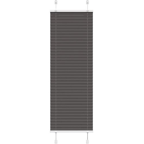 VidaXL Plisirana žaluzija črna 45x100 cm &amp;Scaron;irina tkanine 44,4 cm Slike