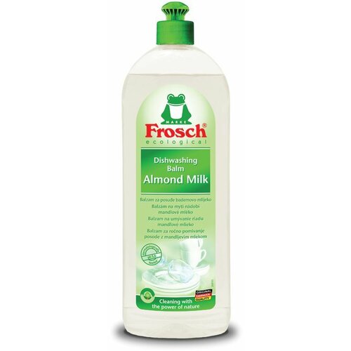 Frosch tečnost za pranje posudja mleko i badem 750 ml Slike