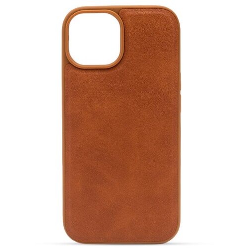 LEATHER CASE Maska za telefon za Iphone 15, Braon Cene