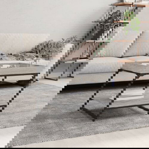 VidaXL Stolić za kavu boja hrasta 49 5x49 5x45 cm konstruirano drvo Slike