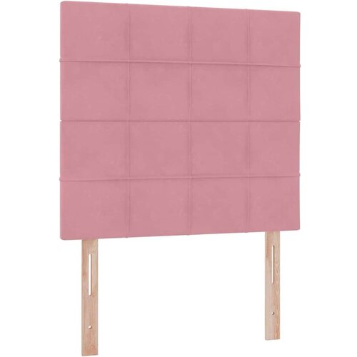  Krevet s prostorom za pohranu s LED-om Ružičasta 100 x 200 cm Slike