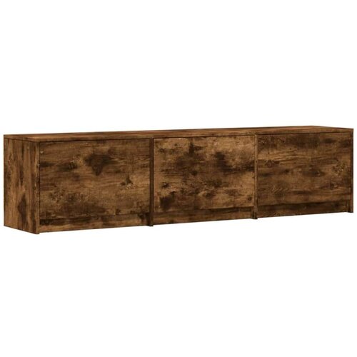 TV omarica z LED Dimljeni oreh 165 x 34 x 40 cm Konstruiran les, (5000137181) Cene