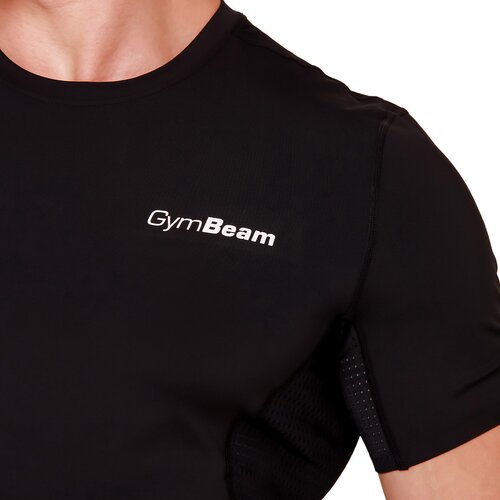 GymBeam Kompresijska majica High Black Slike