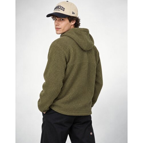 Quiksilver CLEAN COAST FZ HOOD Kaki Slike