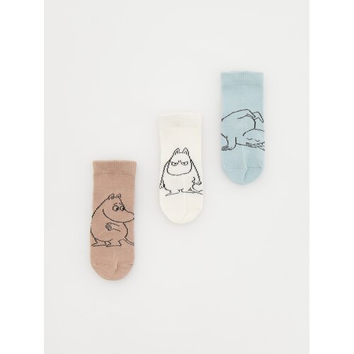 Reserved - Komplet 3 parov nogavic The Moomins - Ebenovina Cene