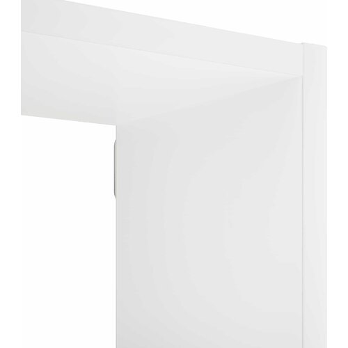  Zidna polica Bijela 98 x 17 x 91 cm Prerađeno drvo Slike
