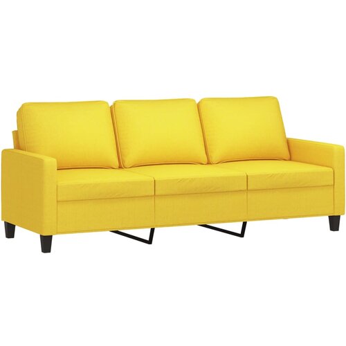 Maison Chic kavč - Sofa - Kanape svetlo rumen 180 cm blago, (21726675) Slike
