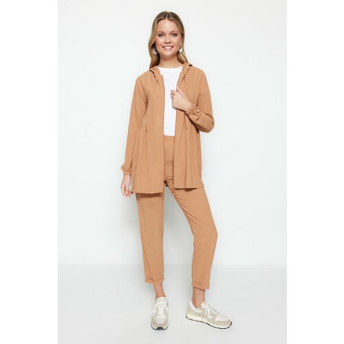 Trendyol Two-Piece Set - Brown - Relaxed fit Slike