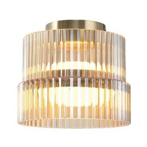  LED stropno svetlo LUXE LED/12W/230V prečnik 14,8 cm mesing Slike