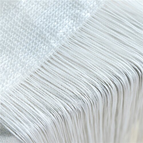 INF Zavesa z resicami 100x200 cm 1 par White, (21274932) Slike