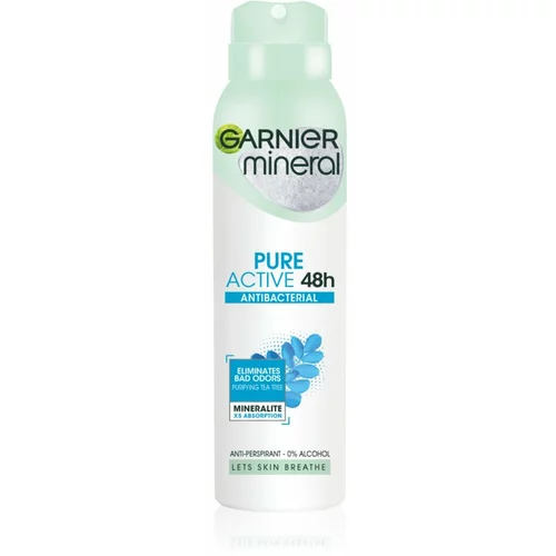 Garnier Mineral Pure Active 48h antiperspirant deodorant v spreju 150 ml za ženske