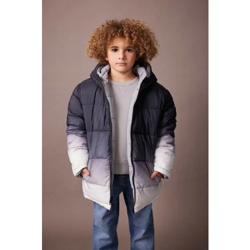 Defacto Boy's Water Repellent Hooded Puffer Jacket