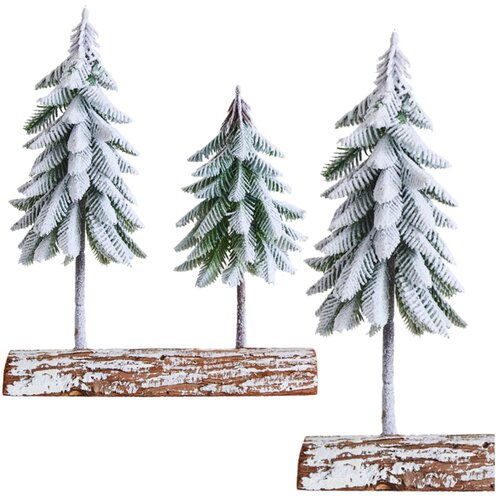 Dekorativna božićna drvca 34 x 28 cm - 2 drvca Slike