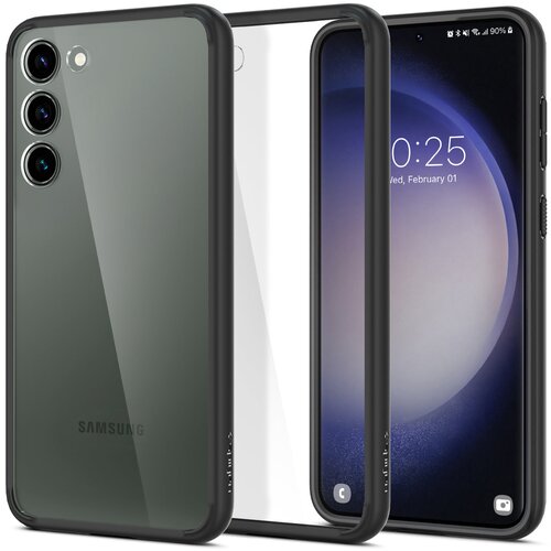 Spigen Ultra Hybrid ovitek za Samsung S23 Plus, Matte Black Cene