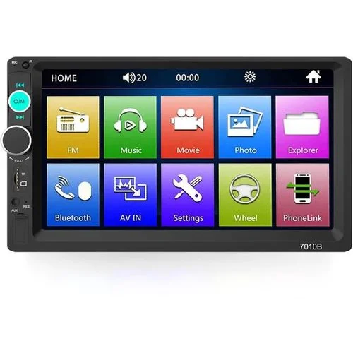 Radio za auto, univerzalni, Touch Screen 7", 7010B