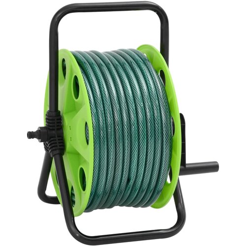 vidaXL Prostostoječi kolut za cev s kompletom nastavkov 0,5" 20 m PVC Cene