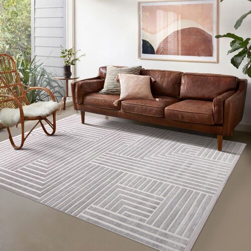 Conceptum Hypnose tepih Cunda Cn015, 100x400 cm, siva Cene