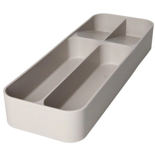 Brandani Siv plastičen organizator za pribor 13,5 x 39 cm &amp;ndash; Slike