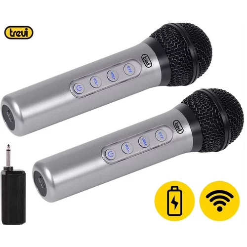 Trevi komplet brezzicnih mikrofonov EM 415R, 2x mikrofon, po