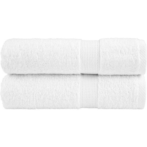 vidaXL Ručnici za kupanje SOLUND 2 kom bijeli 100x150 cm 600 gsm Cijene