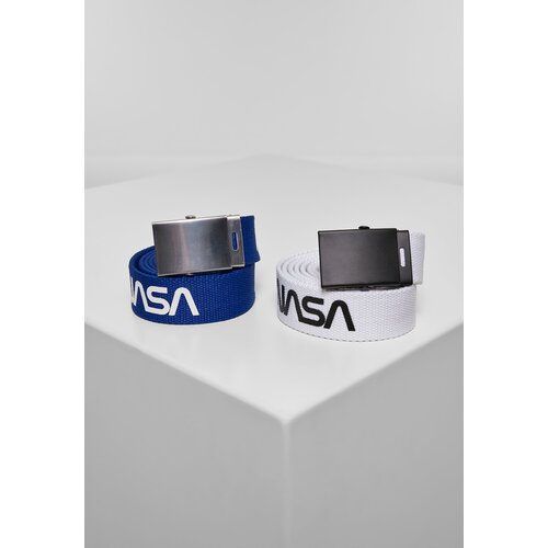 MT Accessoires NASA Belt 2-Pack extra long blue/wht Slike