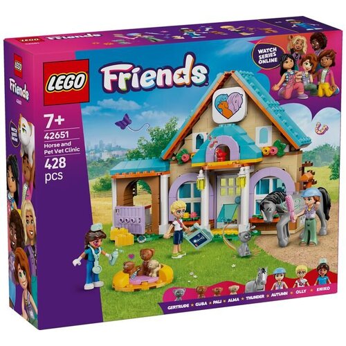 Lego Igračka Veterinarska klinika za konje i kućne ljubimce 42651 Cene