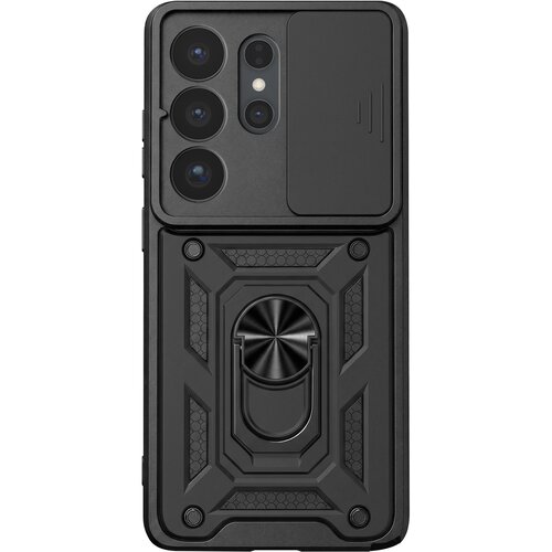 Oem Mayaxess, Ovitek za Galaxy S26 Ultra – drsni pokrov kamere in magnetni obroč, Črna, (5000274493) Cene