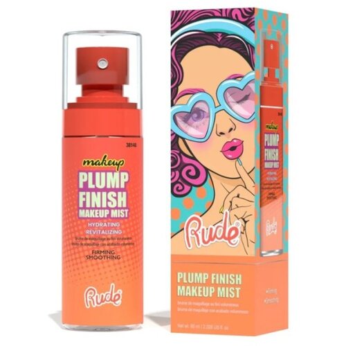 Rude Cosmetics fiksator i prajmer &amp;scaron;minke u spreju Plump Finish Makeup Mist Slike