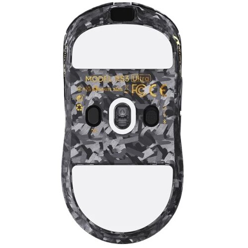 Attack Shark Bežični gaming mi&amp;scaron; RS3Ultra PAW3955MAX/52000 DPI/8KHz/Lightweight/Black Carbon Slike