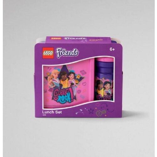 Lego Set boca za vodu i kutija za užinu Friends Girls Rock Slike